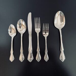 Oneidacraft Flatware CHATEAU Service for 12 Less 1 Soup + 4 Serving Spoons 75 pc